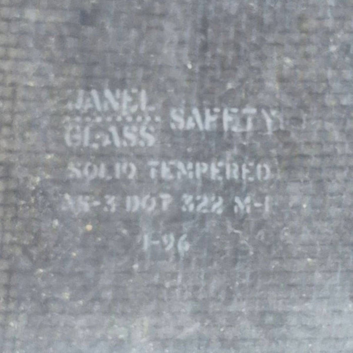 Used Black Radius Emergency Opening Window - 60.25 X 21.75 X 1.75