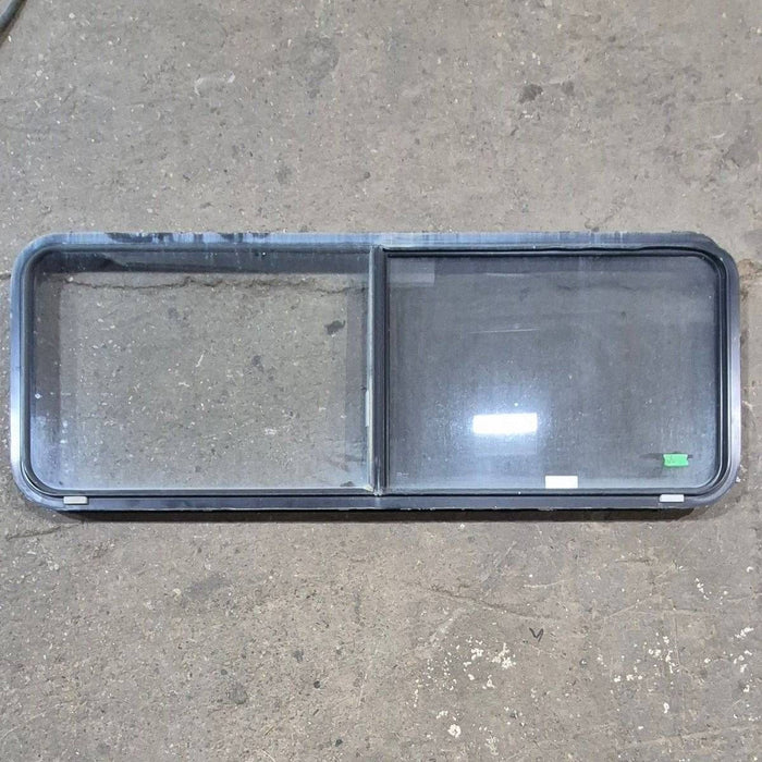 Used Black Radius Emergency Opening Window - 60.25 X 21.75 X 1.75