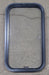 Used Black Radius Non Opening Window : 17 1/2" W x 31 3/4" H x 1 1/2" D - Young Farts RV Parts
