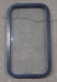 Used Black Radius Non Opening Window : 17 1/2" W x 31 3/4" H x 1 1/2" D - Young Farts RV Parts