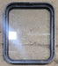 Used Black Radius Non Opening Window : 18 1/4" W x 21 3/4" H x 1 3/4" - Young Farts RV Parts