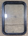 Used Black Radius Non Opening Window : 18 1/4" W x 25 3/4" H x 1 3/4" - Young Farts RV Parts