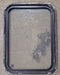 Used Black Radius Non Opening Window : 18 1/4" W x 25 3/4" H x 1 3/4" D - Young Farts RV Parts