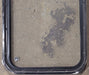 Used Black Radius Non Opening Window : 18 1/4" W x 25 3/4" H x 1 3/4" D - Young Farts RV Parts