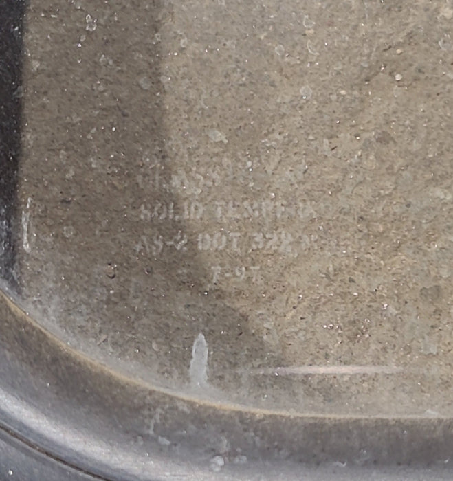 Used Black Radius Non Opening Window : 18 1/4" W x 25 3/4" H x 1 3/4" D