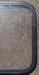 Used Black Radius Non Opening Window : 19 1/2" W x 21 1/2" H x 1 3/8" D - Young Farts RV Parts