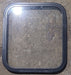 Used Black Radius Non Opening Window : 19 1/2" W x 21 1/2" H x 1 3/8" D - Young Farts RV Parts