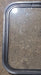 Used Black Radius Non Opening Window : 19 1/2" W x 21 1/2" H x 1 3/8" D - Young Farts RV Parts