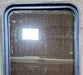 Used Black Radius Non Opening Window : 21 3/4" W x 42 1/4" H x 2" - Young Farts RV Parts