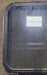 Used Black Radius Non Opening Window : 23 1/2" W x 21 1/2" H x 1 3/4" D - Young Farts RV Parts
