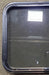 Used Black Radius Non Opening Window : 23 1/2" W x 21 1/2" H x 1 3/4" D - Young Farts RV Parts