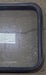Used Black Radius Non Opening Window : 23 1/2" W x 21 1/2" H x 1 7/8" D - Young Farts RV Parts
