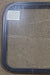 Used Black Radius Non Opening Window : 23 1/2" W x 21 3/4" H x 1 3/4" D - Young Farts RV Parts