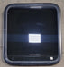 Used Black Radius Non Opening Window : 23 1/2" W x 25 1/2" H x 1 7/8" D - Young Farts RV Parts
