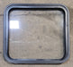 Used Black Radius Non Opening Window : 23 1/4" W x 21 3/4" H x 1 7/8" - Young Farts RV Parts