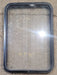 Used Black Radius Non Opening Window : 23 1/4" W x 34 3/4" H x 1 7/8" - Young Farts RV Parts