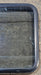 Used Black Radius Non Opening Window : 23 3/4" W x 26" H x 2" D - Young Farts RV Parts