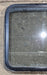 Used Black Radius Non Opening Window : 23 3/4" W x 26" H x 2" D - Young Farts RV Parts