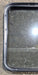 Used Black Radius Non Opening Window : 23 3/4" W x 26" H x 2" D - Young Farts RV Parts