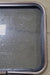 Used Black Radius Non Opening Window : 24 1/2" W x 23" H x 1 1/2" D - Young Farts RV Parts