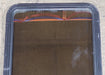 Used Black Radius Non Opening Window : 24 1/4" W x 35 1/2" H x 1 7/8" D - Young Farts RV Parts