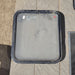 Used Black Radius Non-Opening Window : 24 1/4 X 22 X 2" D - Young Farts RV Parts