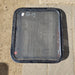 Used Black Radius Non-Opening Window : 24 1/4 X 22 X 2" D - Young Farts RV Parts