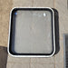 Used Black Radius Non-Opening Window : 24 1/4 X 22 X 2" D - Young Farts RV Parts