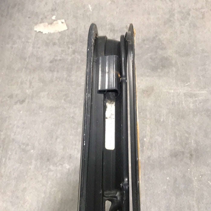 Used Black Radius Non-Opening Window : 28 1/2" W X 23 1/2" H X 2" D