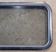 Used Black Radius Non Opening Window : 29 1/2" W x 17 1/2" H x 1 7/8" D - Young Farts RV Parts