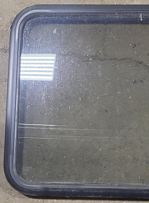 Used Black Radius Non Opening Window : 29 3/4" W x 23 3/4" H x 1 5/8" D