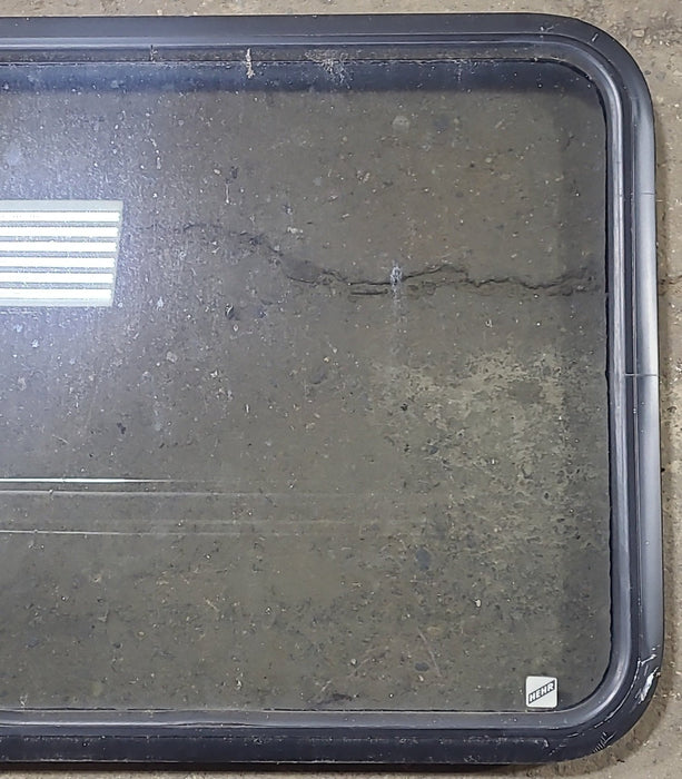 Used Black Radius Non Opening Window : 29 3/4" W x 23 3/4" H x 1 5/8" D