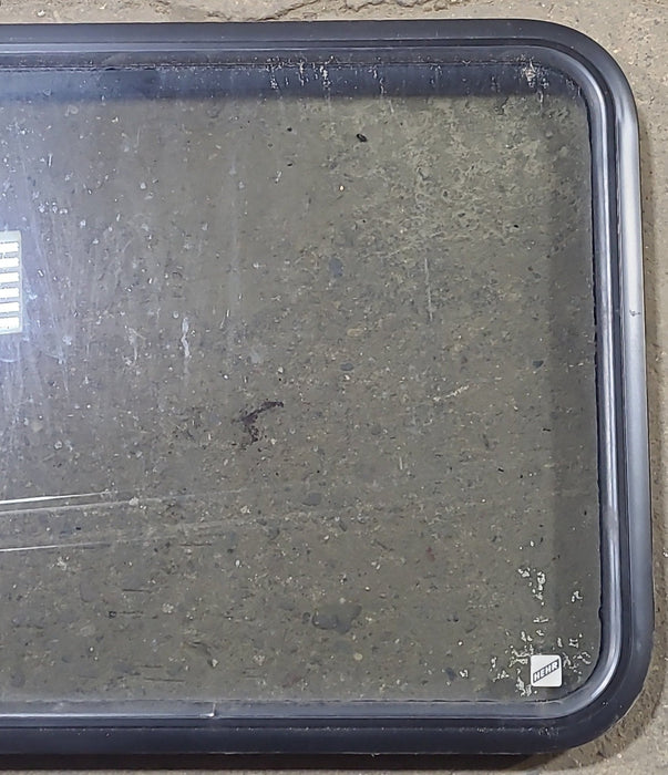 Used Black Radius Non Opening Window : 29 3/4" W x 23 3/4" H x 1 5/8" D