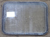 Used Black Radius Non Opening Window : 29 5/8" W x 21 3/8" H x 1" D - Young Farts RV Parts
