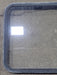 Used Black Radius Non Opening Window : 30 1/2" W x 25 3/4" H x 2" D - Young Farts RV Parts