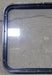 Used Black Radius Non Opening Window : 30 1/2" W x 25 3/4" H x 2" D - Young Farts RV Parts