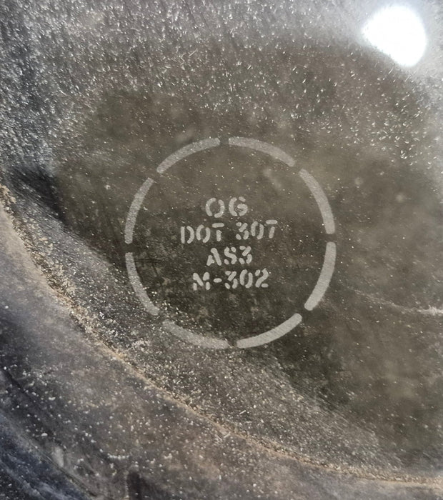 Used Black Radius Non-Opening Window : 34 1/4 x 23 1/4 x 1 1/2" D