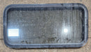 Used Black Radius Non Opening Window : 35 1/2" W x 17 1/2" H x 1 3/4" D - Young Farts RV Parts