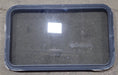 Used Black Radius Non Opening Window : 36 1/4" W x 21 3/4" H x 1 7/8" D - Young Farts RV Parts