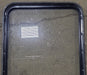 Used Black Radius Non Opening Window : 36" W x 24 1/4" H x 2" D - Young Farts RV Parts