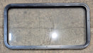 Used Black Radius Non Opening Window : 41 1/2" W x 21 1/2" H x 1 1/2" - Young Farts RV Parts