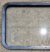 Used Black Radius Non Opening Window : 41 1/2" W x 21 1/2" H x 1 1/2" - Young Farts RV Parts