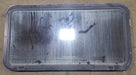 Used Black Radius Non Opening Window : 42 1/8" W x 21 1/2" H x 1 7/8" D - Young Farts RV Parts