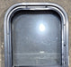 Used Black Radius Opening Window : 11 1/2" W x 21 1/4" H x 1 3/4" D - Young Farts RV Parts