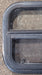 Used Black Radius Opening Window : 14 1/2" W x 14 1/2" H x 1 3/4" D - Young Farts RV Parts