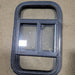 Used Black Radius Opening Window : 14 3/4" W X 23 3/4" H X 2" D - Young Farts RV Parts