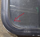 Used Black Radius Opening Window : 15 1/2" W x 21 1/2" H x 1 7/8" D - Young Farts RV Parts