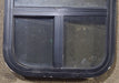 Used Black Radius Opening Window : 15 1/2" W x 21 1/2" H x 1 7/8" D - Young Farts RV Parts