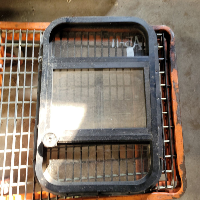 Used Black Radius Opening Window : 15 7/8 X 24 X 2" D