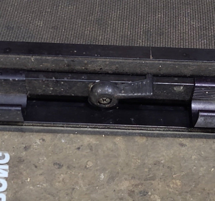 Used Black Radius Opening Window : 15" W x 41 3/4" H x 1 3/4" D